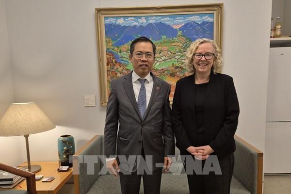 Phó Chủ tịch Hạ viện Australia đánh giá cao mối quan hệ tốt đẹp giữa nghị viện hai nước Việt Nam-Australia