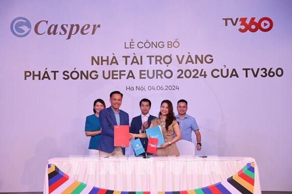 Công bố nhà tài trợ Vàng phát sóng UEFA Euro 2024 của TV360 tại Việt Nam