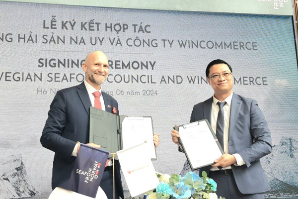 Na Uy và WinCommerce hợp tác phân phối hải sản