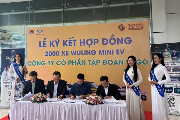 TMT Motors hợp tác bán 2.000 xe điện Wuling Mini EV