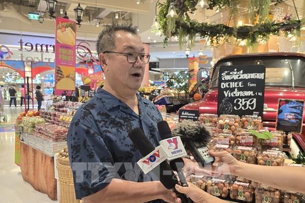 Vải thiều Việt Nam đắt khách tại Thái Lan