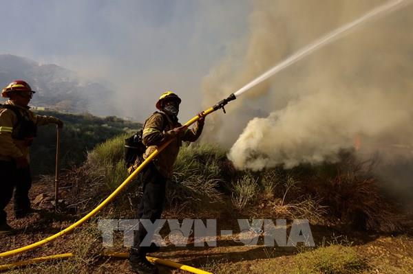 Cận cảnh cháy rừng tại bang California (Mỹ)