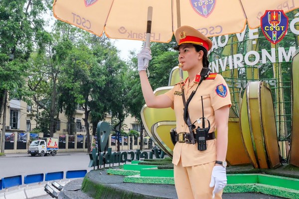 Hà Nội phân luồng giao thông đón đoàn khách quốc tế