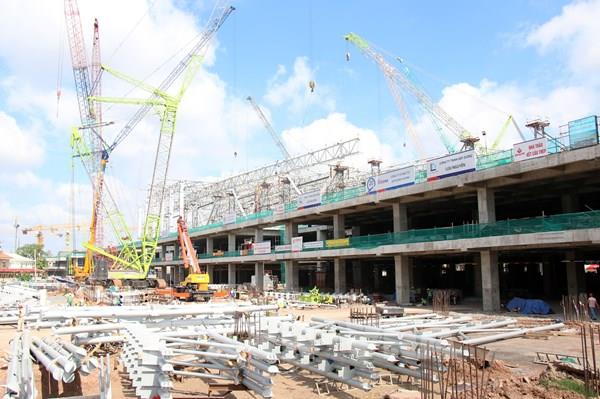 Tiến độ xây thô Nhà ga hành khách T3 đã hoàn thành 100%