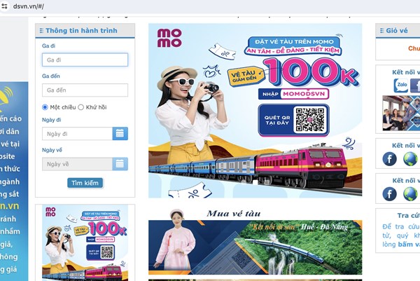 Đường sắt thí điểm bán vé tự động xếp chỗ từ ngày 20/6