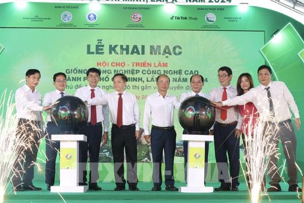Khai mạc Hội chợ triển lãm Giống, Nông nghiệp công nghệ cao Tp. Hồ Chí Minh năm 2024