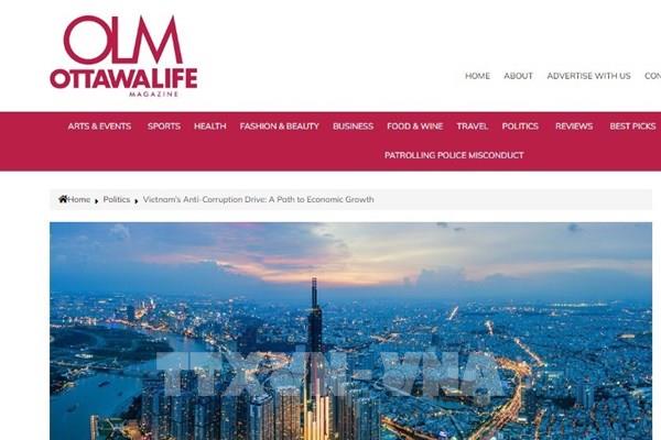  Chuyên gia Canada đánh giá cao nỗ lực chống tham nhũng của Việt Nam