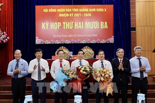 Bầu bổ sung Chủ tịch và các Phó chủ tịch UBND tỉnh Quảng Nam