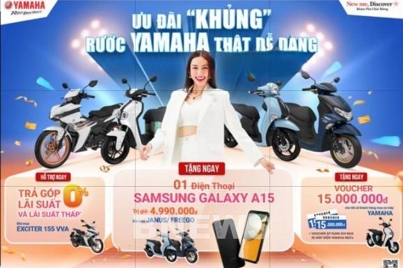 Yamaha Việt Nam khuyến mại với loạt ưu đãi chưa từng có