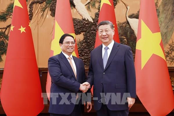 Thủ tướng hội kiến Tổng Bí thư, Chủ tịch Trung Quốc Tập Cận Bình