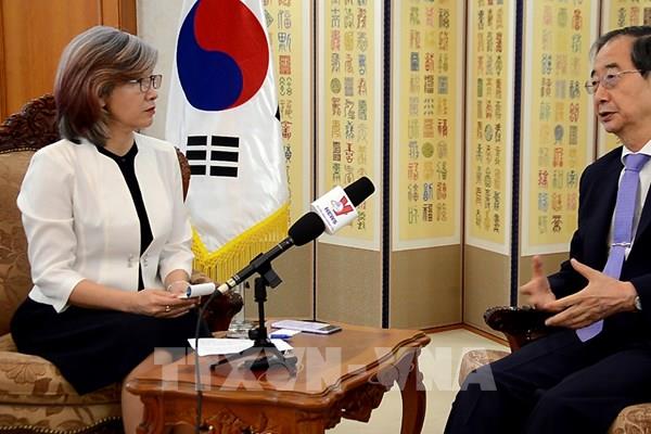 Thủ tướng Han Duck Soo: Chuyến thăm của Thủ tướng Phạm Minh Chính đến Hàn Quốc là cơ hội làm sâu sắc thêm hợp tác chiến lược giữa hai nước