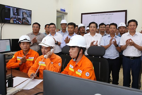 Đóng điện hoà lưới thành công Dự án Trạm biến áp 500kV Thanh Hóa và đấu nối