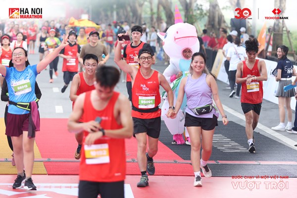 Giải Marathon Quốc tế Hà Nội Techcombank: Một trong những sự kiện kỷ niệm 70 năm Giải phóng Thủ đô