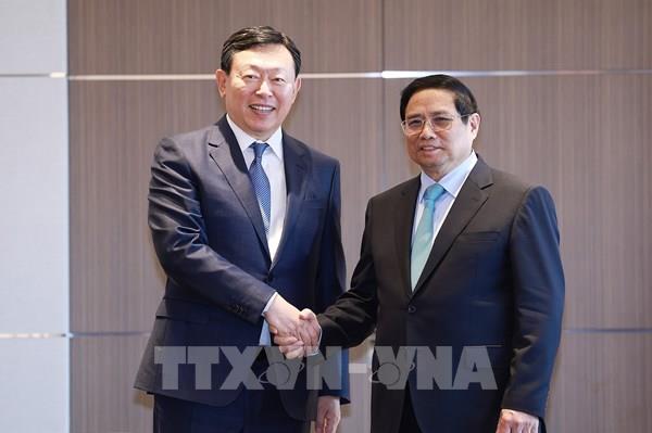 Thủ tướng Phạm Minh Chính tiếp các doanh nghiệp hàng đầu Hàn Quốc