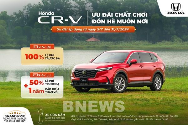 Honda Việt Nam khuyến mại lớn cho loạt xe CR-V, City, BR-V và Accord