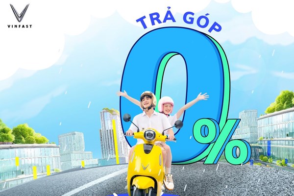 Mua xe máy điện VinFast chỉ từ 5,4 triệu đồng trả trước