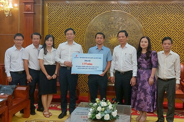 Petrovietnam hỗ trợ Quảng Trị 9,5 tỷ đồng thực hiện an sinh xã hội
