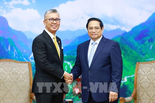 Thủ tướng Phạm Minh Chính tiếp Bộ trưởng Bộ Đầu tư, Thương mại và Công nghiệp Malaysia