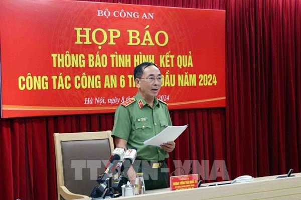 Họp báo Bộ Công an: Tỷ lệ khám phá tội phạm hình sự đạt 78,36%