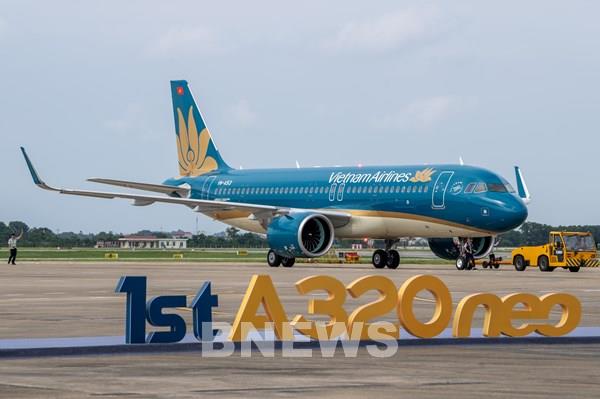 Cận cảnh máy bay Airbus A320neo đầu tiên của Vietnam Airlines