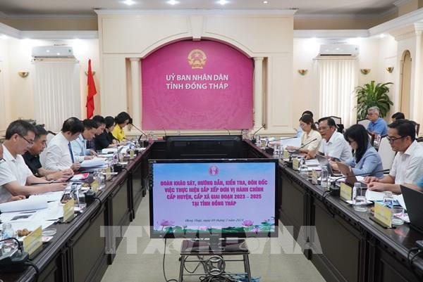 Đồng Tháp sẽ sắp xếp, sáp nhập 2 đơn vị hành chính cấp xã