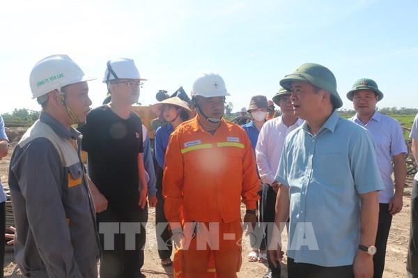 Kiểm tra, đôn đốc tiến độ công trình Đường dây 500 kV mạch 3 qua Nghệ An