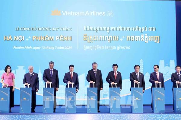 Vietnam Airlines sẽ khai thác đường bay thẳng Hà Nội - Phnom Penh (Campuchia) từ 27/10