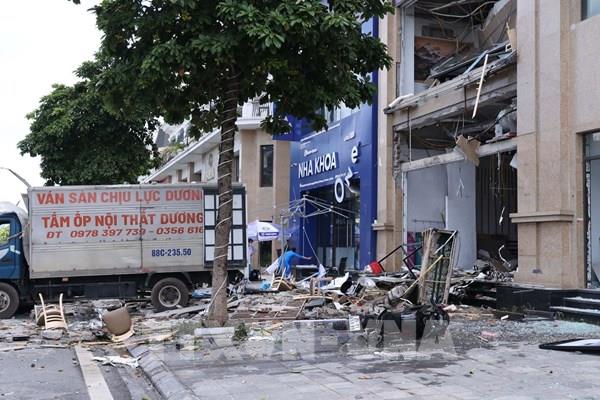 Nổ lớn tại Vĩnh Phúc khiến 7 người bị thương