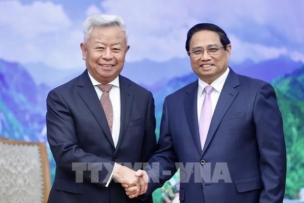 Thủ tướng Phạm Minh Chính tiếp Chủ tịch Ngân hàng đầu tư hạ tầng châu Á
