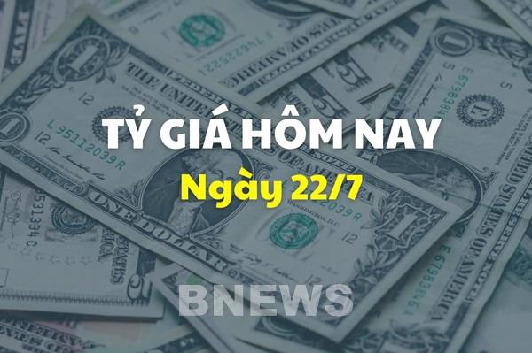 Giá đồng USD sáng 22/7 đồng loạt tăng