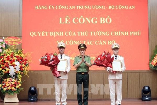 Thủ tướng bổ nhiệm hai Thứ trưởng Bộ Công an