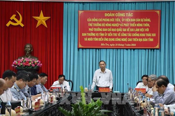 Bộ Nông nghiệp và Phát triển nông thôn đề nghị Bến Tre quản lý chặt đội tàu cá