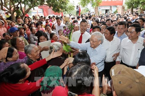 Nghẹn ngào tình cảm nơi làng quê Lại Đà của Tổng Bí thư Nguyễn Phú Trọng