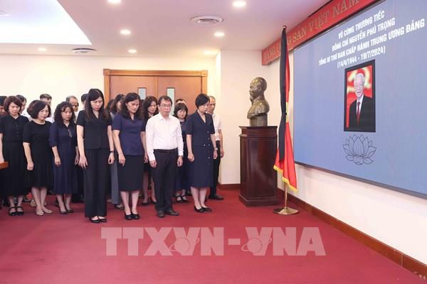 TTXVN tưởng niệm Tổng Bí thư Nguyễn Phú Trọng