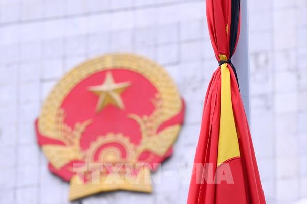 Hà Nội: Nhiều nơi treo cờ rủ tưởng nhớ Tổng Bí thư Nguyễn Phú Trọng