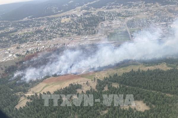 Cháy rừng dữ dội tại Canada, hàng trăm người phải sơ tán