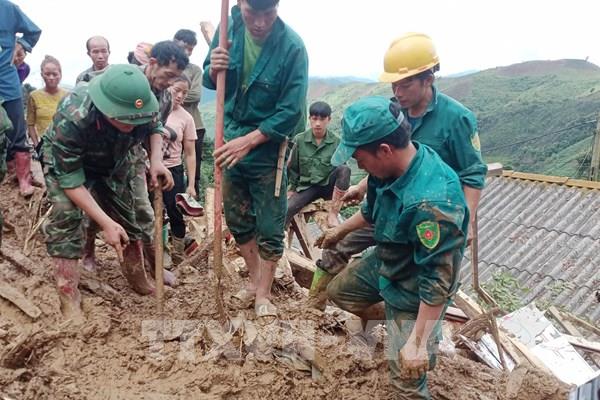 Sơn La nỗ lực tìm kiếm người dân mất tích do sạt lở đất