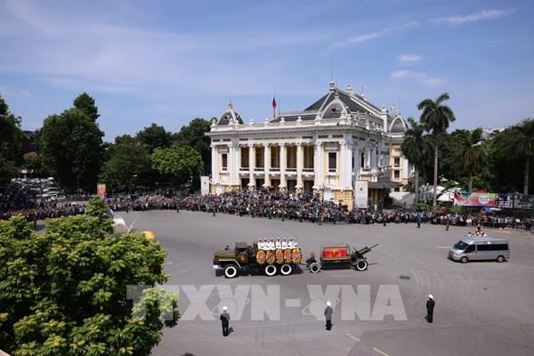 Hình ảnh Lễ đưa tang Tổng Bí thư Nguyễn Phú Trọng