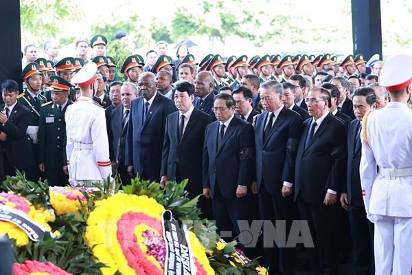 Lễ an táng Tổng Bí thư Nguyễn Phú Trọng tại Nghĩa trang Mai Dịch, thành phố Hà Nội