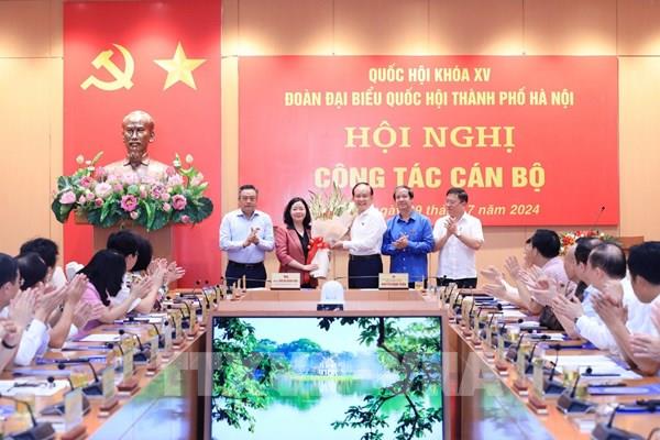 Bà Bùi Thị Minh Hoài được bầu làm Trưởng đoàn đại biểu Quốc hội thành phố Hà Nội