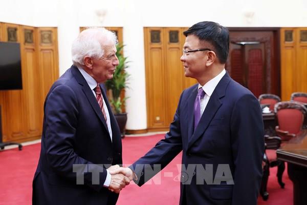 Phó Thủ tướng Lê Thành Long đề nghị EC sớm gỡ bỏ “thẻ vàng” đối với xuất khẩu hải sản của Việt Nam