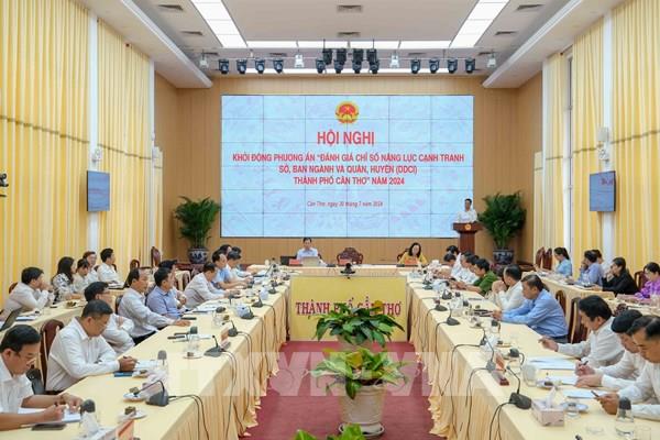 Cần Thơ đánh giá Chỉ số năng lực cạnh tranh của 27 sở, ngành, quận, huyện