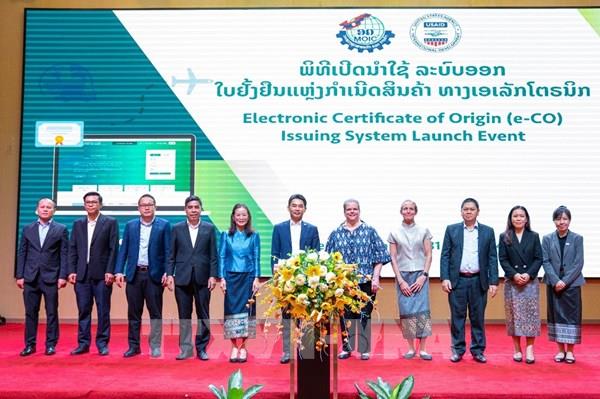 Lào khai trương hệ thống cấp giấy chứng nhận hàng hóa điện tử