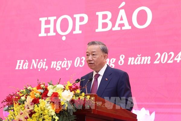 Tổng Bí thư, Chủ tịch nước Tô Lâm chủ trì Họp báo