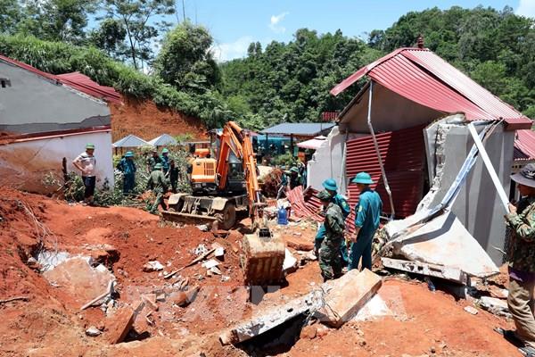 Lạng Sơn: Sạt lở đất gây sập nhà, hai vợ chồng tử vong