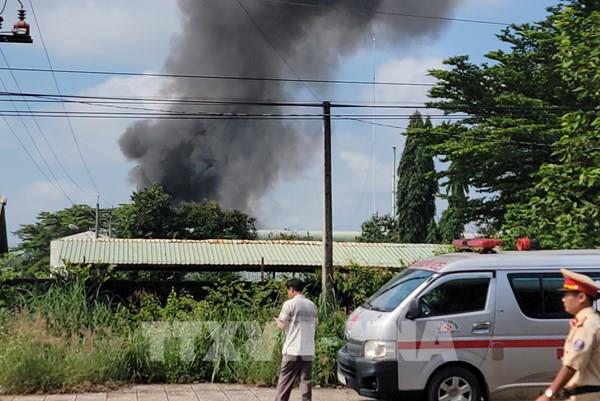 Bình Phước: Nổ lò hơi công ty dầu điều, ít nhất 1 người chết