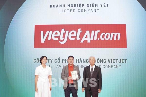Vietjet nằm trong Top 50 doanh nghiệp phát triển bền vững 2024