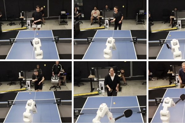 Google công bố robot chơi bóng bàn cấp độ nghiệp dư