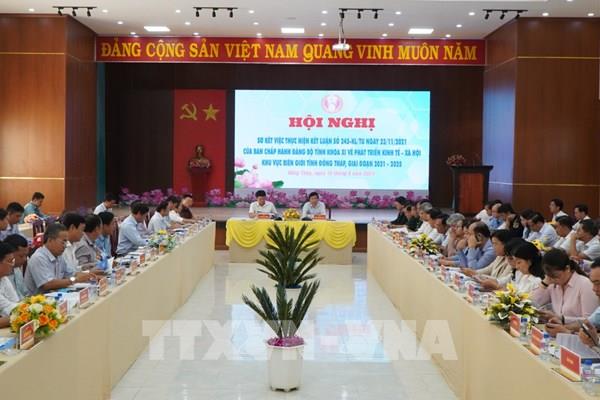 Đồng Tháp chú trọng phát triển hạ tầng khu vực biên giới