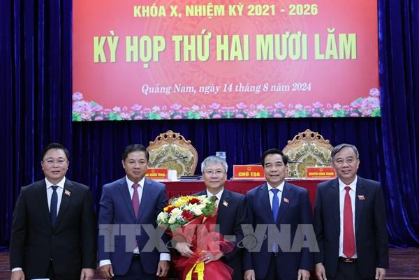 Ông Nguyễn Đức Dũng được bầu giữ chức Chủ tịch Hội đồng nhân dân tỉnh Quảng Nam